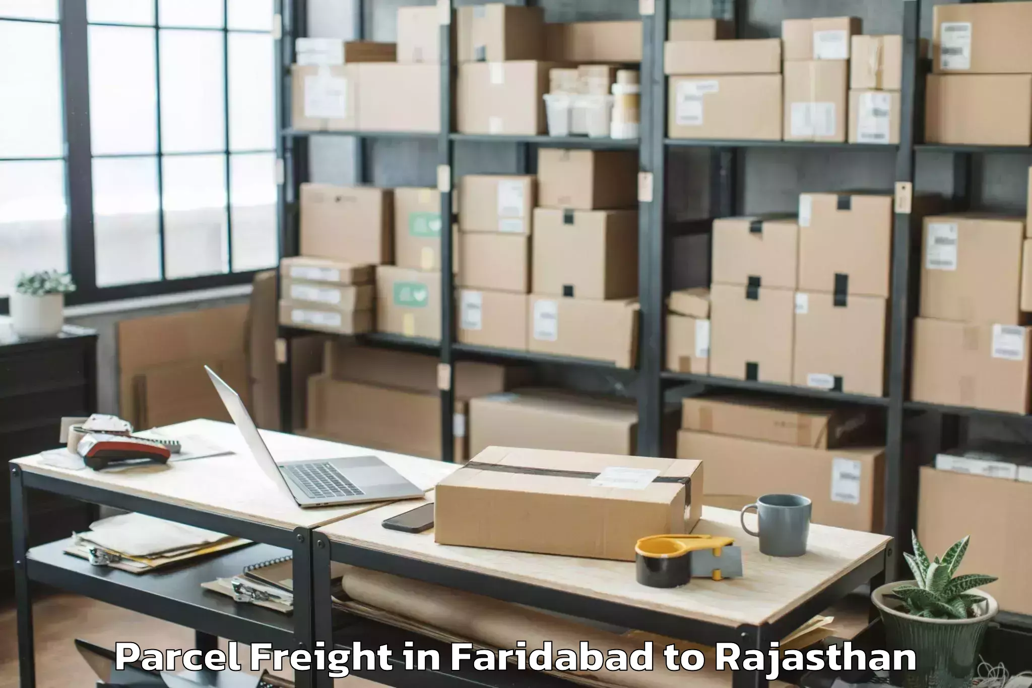 Reliable Faridabad to Jaipur Airport Jai Parcel Freight